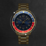 NAVIFORCE NF9192 G/G/BE GOLD TONE STAINLESS STEEL MEN'S WATCH