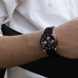 NAVIFORCE NF9193 RG/B/B BLACK STAINLESS STEEL MEN'S WATCH