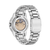 Citizen Mechanical Automatic Silver Stainless Steel Strap Men Watch NJ0170-83X