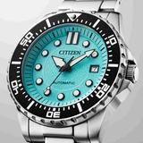 Citizen Mechanical Automatic Silver Stainless Steel Strap Men Watch NJ0170-83X