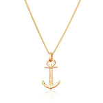PAUL HEWITT PH-AN-G ACCESSORY NECKLACE ANCHOR SPIRIT PLATED GOLD - H2 Hub Watches