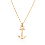 PAUL HEWITT PH-AN-G ACCESSORY NECKLACE ANCHOR SPIRIT PLATED GOLD - H2 Hub Watches