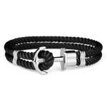 PAUL HEWITT ACCESSORY PHREP IP SILVER NYLON BLACK - H2 Hub Watches