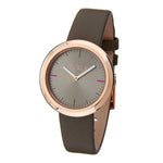 FURLA VALENTINA ROSE GOLD STAINLESS STEEL R4251103502 GREY LEATHER STRAP WOMEN'S WATCH - H2 Hub Watches