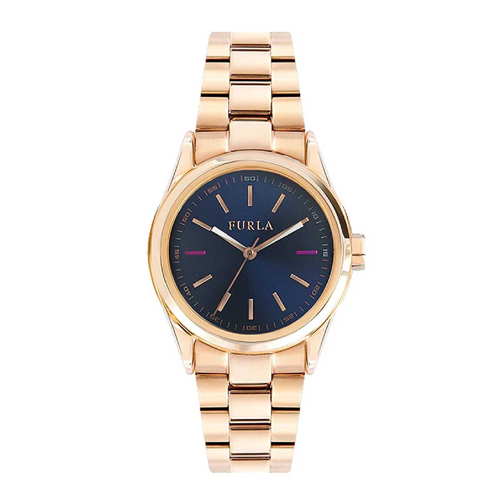 FURLA EVA R4253101501 ANALOG QUARTZ GOLD STAINLESS STEEL WOMEN'S WATCH - H2 Hub Watches