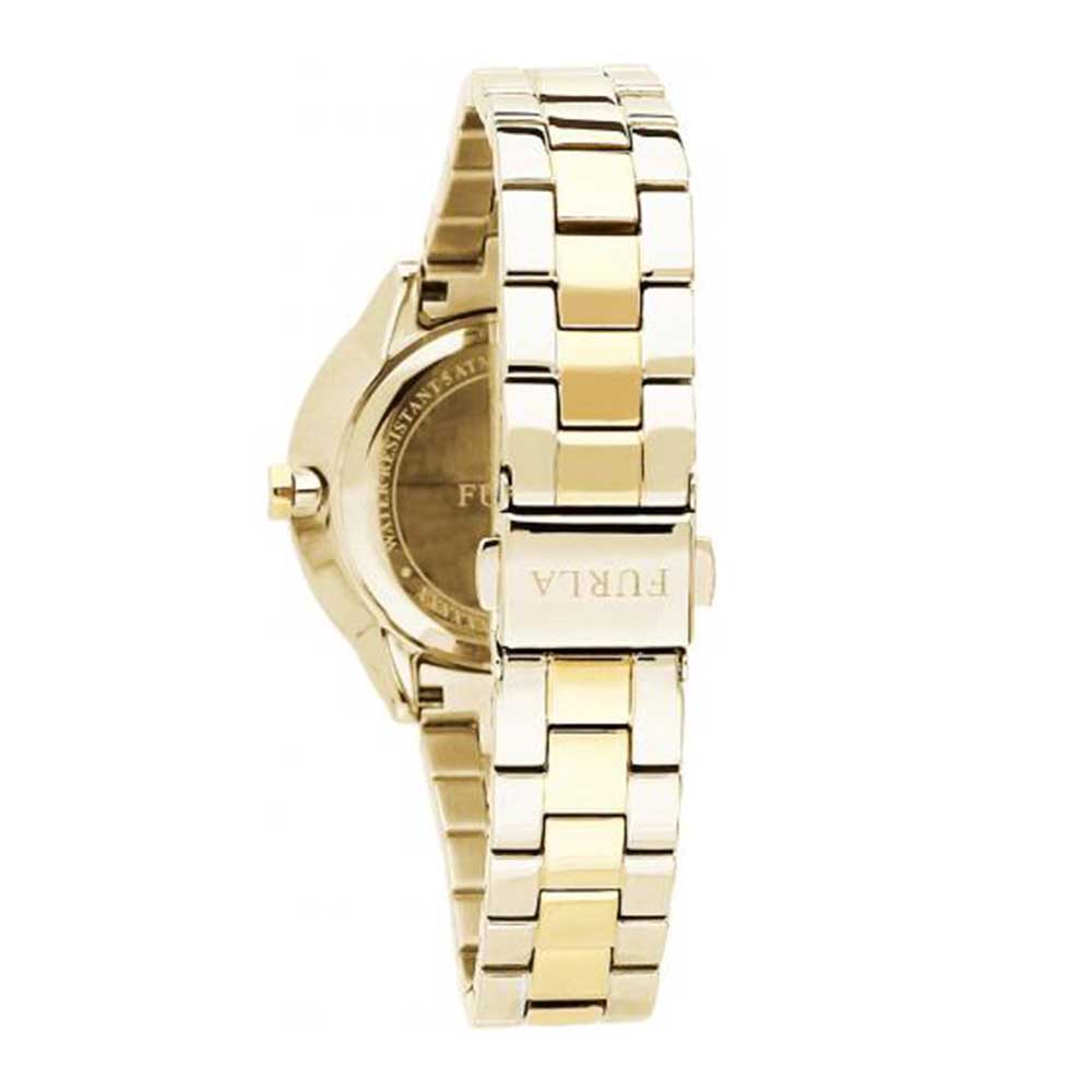 FURLA EVA ANALOG QUARTZ GOLD STAINLESS STEEL R4253101519 WOMEN'S WATCH - H2 Hub Watches
