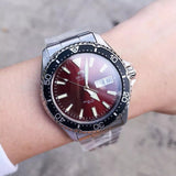 ORIENT RA-AA0003R19B RED DIAL STAINLESS STEEL MEN'S WATCH