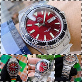 ORIENT RA-AA0003R19B RED DIAL STAINLESS STEEL MEN'S WATCH