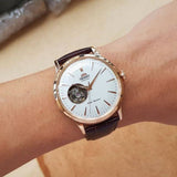 ORIENT RA-AG0001S10B BROWN LEATHER MEN WATCH