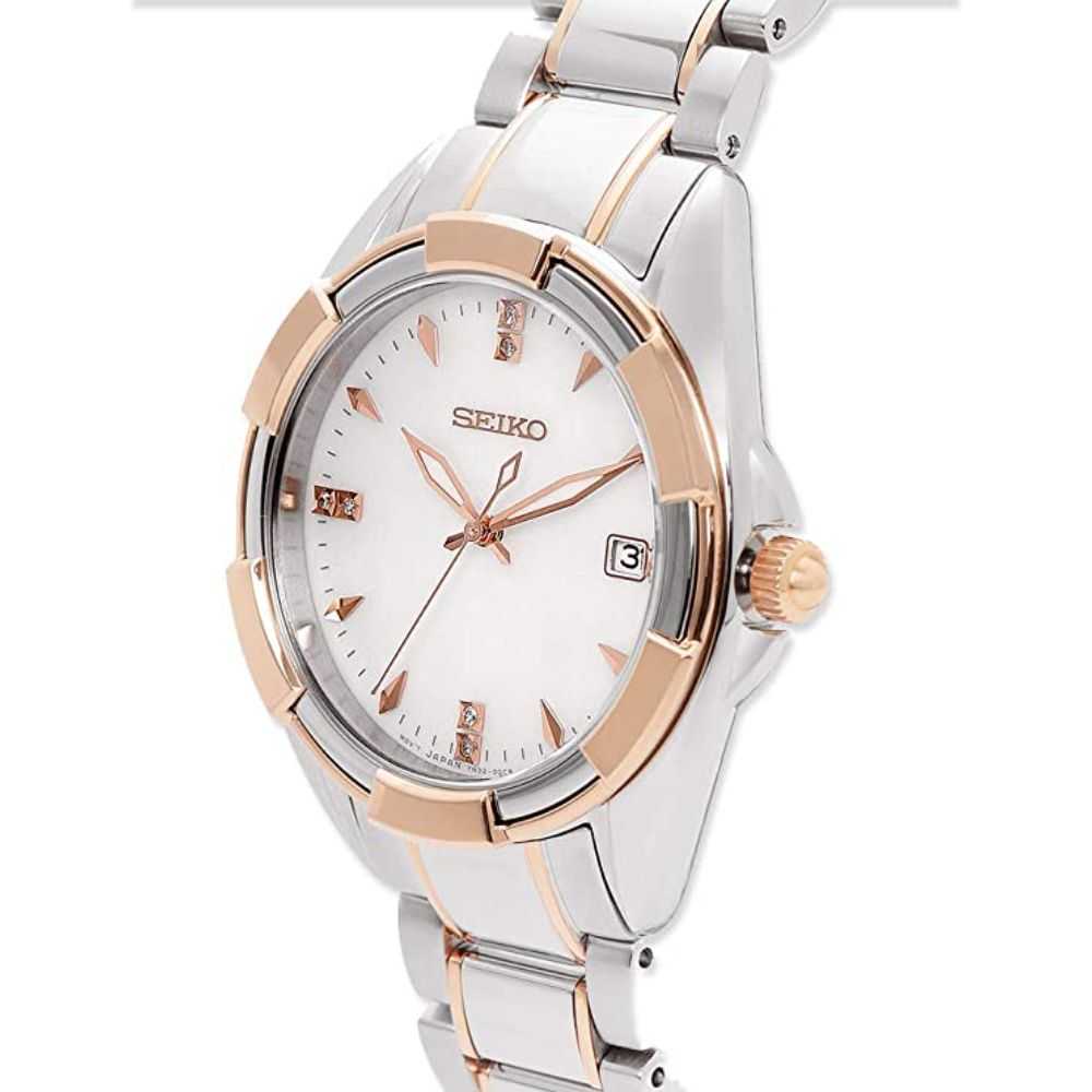 SEIKO GENERAL DAME SKK888P1 STAINLESS STEEL WOMEN'S TWO TONE WATCH - H2 Hub Watches