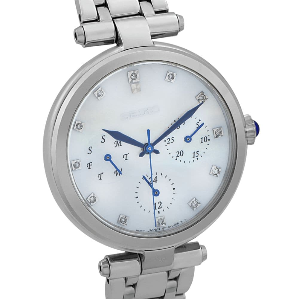 SEIKO GENERAL SKY663P1 STAINLESS STEEL  WOMEN'S WATCH - H2 Hub Watches