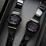 CASIO G-SHOCK BABY-G DIGITAL QUARTZ BLACK RESIN SLV-18B-1DR COUPLE'S WATCH - H2 Hub Watches