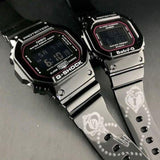 CASIO G-SHOCK BABY-G DIGITAL QUARTZ BLACK RESIN SLV-18B-1DR COUPLE'S WATCH - H2 Hub Watches