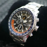 SEIKO CRITERIA SNDD11P1 CHRONOGRAPH STAINLESS STEEL MEN'S SILVER WATCH - H2 Hub Watches