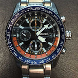 SEIKO CRITERIA SNDD11P1 CHRONOGRAPH STAINLESS STEEL MEN'S SILVER WATCH - H2 Hub Watches