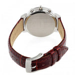 SEIKO GENERAL SNDV37P1 CHRONOGRAPH MAROON LEATHER STRAP WOMEN'S WATCH - H2 Hub Watches