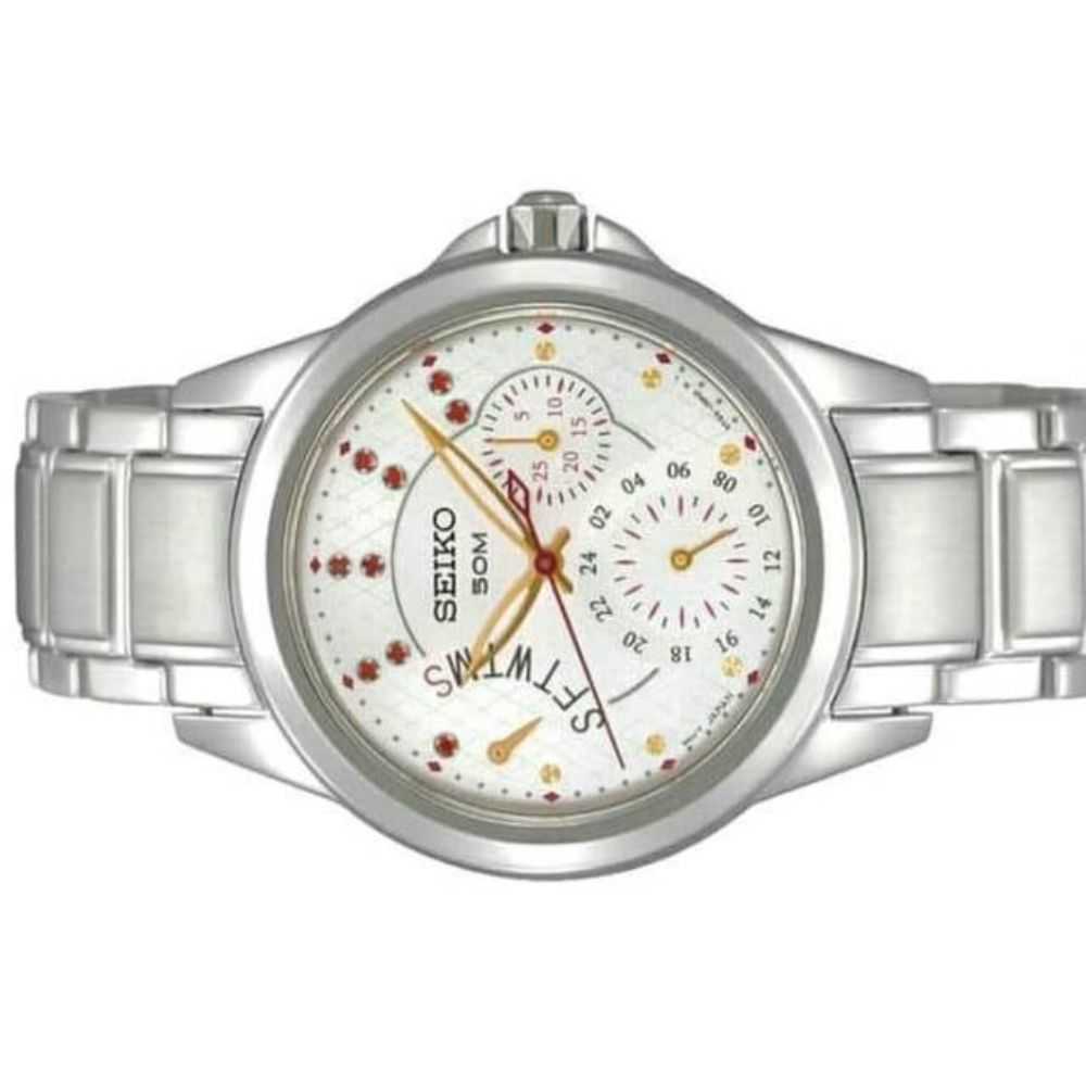 SEIKO CRITERIA SNT885P1 CHRONOGRAPH STAINLESS STEEL WOMEN'S SILVER WATCH - H2 Hub Watches