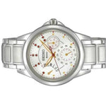 SEIKO CRITERIA SNT885P1 CHRONOGRAPH STAINLESS STEEL WOMEN'S SILVER WATCH - H2 Hub Watches