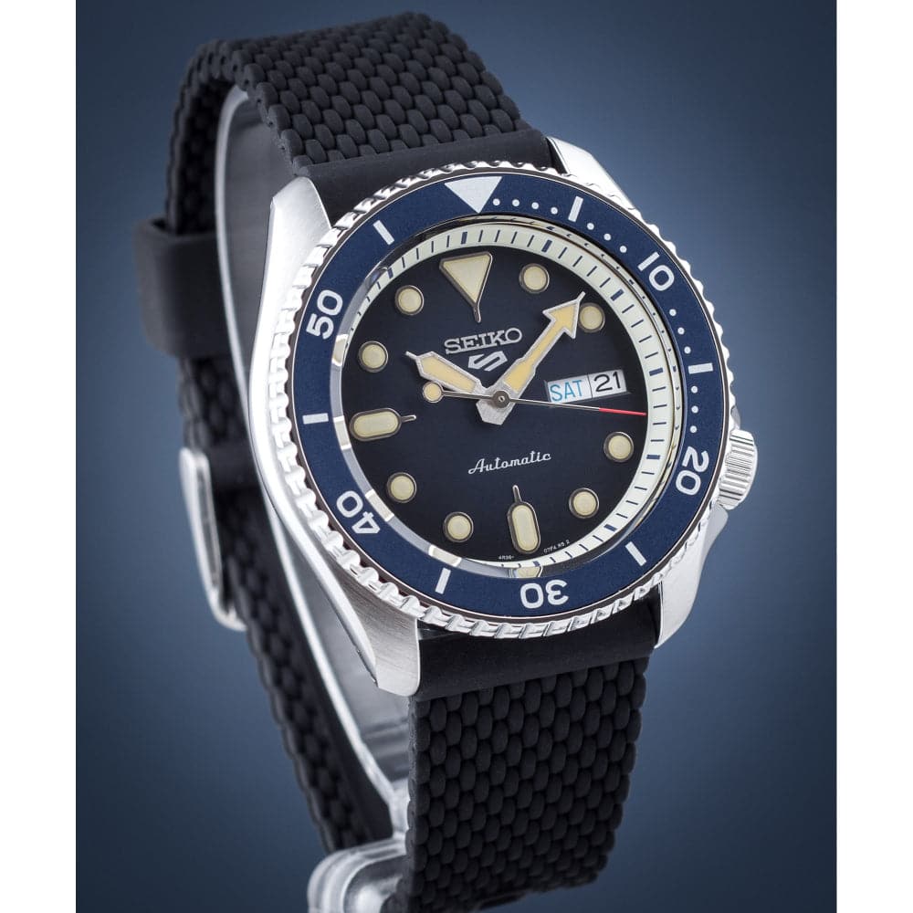 SEIKO 5 SPORTS SRPD71K2 AUTOMATIC SILICONE MEN'S WATCH - H2 Hub Watches