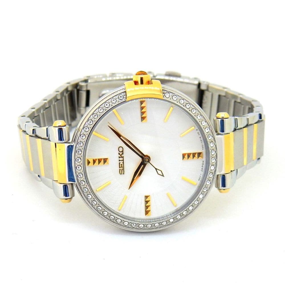 SEIKO GENERAL SRZ516P1 QUARTZ STAINLESS STEEL WOMEN'S SILVER WATCH - H2 Hub Watches