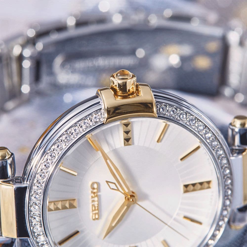 SEIKO GENERAL SRZ516P1 QUARTZ STAINLESS STEEL WOMEN'S SILVER WATCH - H2 Hub Watches