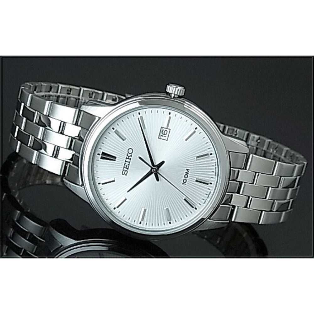 SEIKO GENERAL NEO CLASSIC SUR257P1 STAINLESS STEEL MEN'S WATCH - H2 Hub Watches