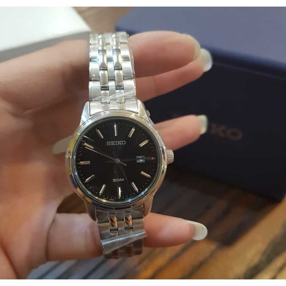 SEIKO GENERAL SUR663P1 QUARTZ STAINLESS STEEL SILVER WOMEN'S WATCH - H2 Hub Watches