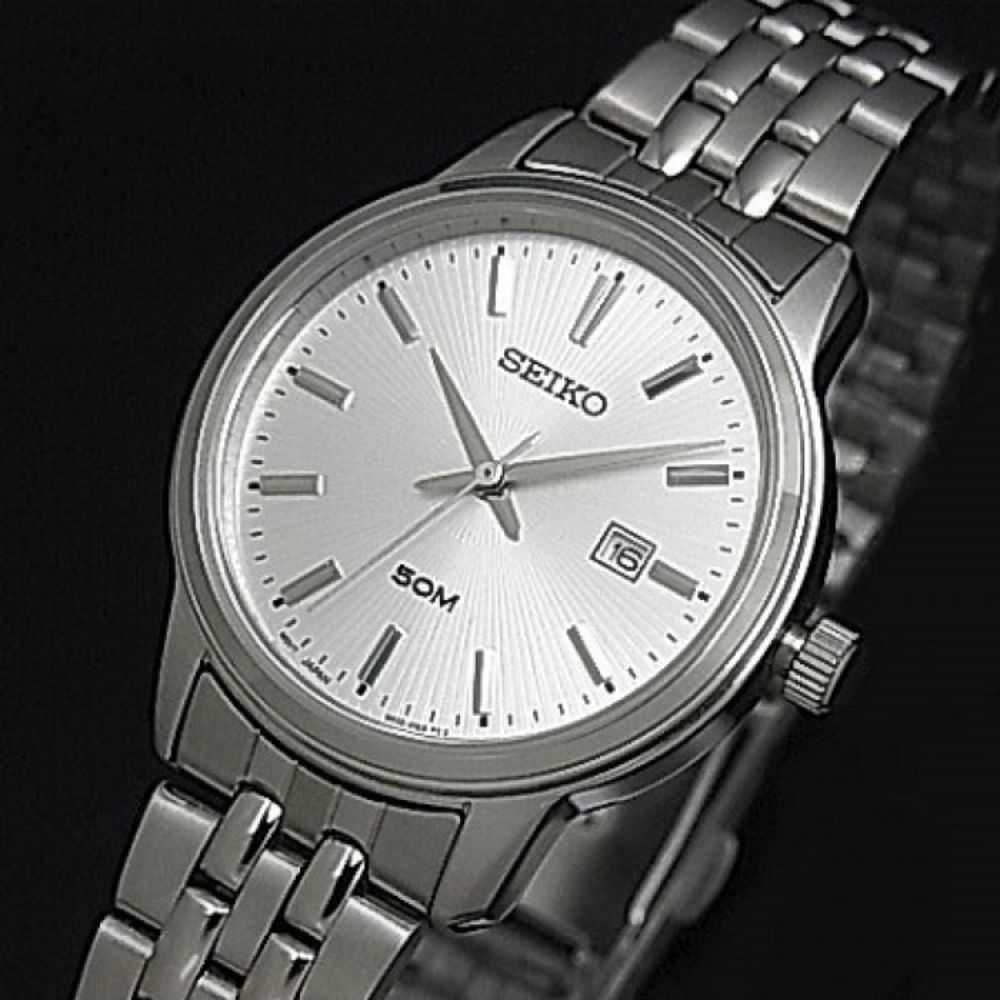 SEIKO GENERAL NEO CLASSIC SUR667P1 STAINLESS STEEL SILVER WOMEN'S WATCH - H2 Hub Watches