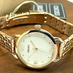 SEIKO GENERAL SUR672P1 QUARTZ STAINLESS STEEL ROSE GOLD WOMEN'S WATCH - H2 Hub Watches