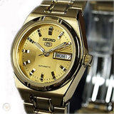 SEIKO 5 SYM600K1P GOLD STAINLESS STEEL WOMEN'S WATCH