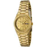 SEIKO 5 SYM600K1P GOLD STAINLESS STEEL WOMEN'S WATCH