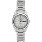 SEIKO 5 SYMK13K1 AUTOMATIC STAINLESS STEEL WOMEN'S SILVER WATCH - H2 Hub Watches
