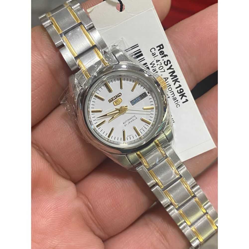 SEIKO 5 SYMK19K1 AUTOMATIC STAINLESS STEEL TWO TONE WOMEN'S WATCH - H2 Hub Watches