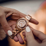ARIES GOLD ENCHANT VERONA ROSE GOLD STAINLESS STEEL L 5021 RG-MB WOMEN'S WATCH - H2 Hub Watches