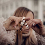 ARIES GOLD ENCHANT VERONA ROSE GOLD STAINLESS STEEL L 5021 RG-MB WOMEN'S WATCH - H2 Hub Watches