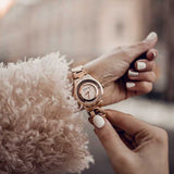 ARIES GOLD ENCHANT VERONA ROSE GOLD STAINLESS STEEL L 5021 RG-MB WOMEN'S WATCH - H2 Hub Watches