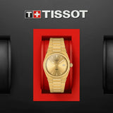 TISSOT PRX T1372103302100 GOLD STAINLESS STEEL UNISEX WATCH