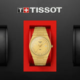 TISSOT PRX T1374103302100 GOLD STAINLESS STEEL MEN WATCH