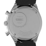 Timex Q Chronograph Black Dial And Leather Strap Men Watch TW2V42700