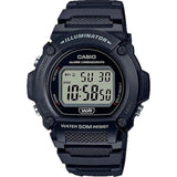 CASIO GENERAL W-219H-1AVDF-P DIGITAL BLACK RESIN BAND MEN WATCH