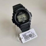CASIO GENERAL W-219H-1AVDF-P DIGITAL BLACK RESIN BAND MEN WATCH