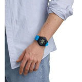 CASIO SPORTY W-219H-2A2VDF-P DIGITAL BLUE RESIN MEN WATCH
