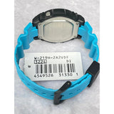 CASIO SPORTY W-219H-2A2VDF-P DIGITAL BLUE RESIN MEN WATCH