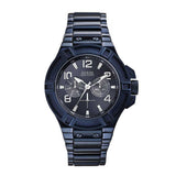 GUESS RIGOR BLUE STAINLESS STEEL W0218G4 MEN'S WATCH - H2 Hub Watches