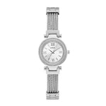 GUESS MINI SOHO SILVER STAINLESS STEEL W1009L1 WOMEN'S WATCH - H2 Hub Watches