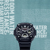 CASIO AEQ-120W-1AVDF BLACK ANALOG DIGITAL RESIN STRAP MEN'S WATCH