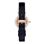 EMPORIO ARMANI RETRO AR1989 BLUE LEATHER STRAP WOMEN'S WATCH - H2 Hub Watches