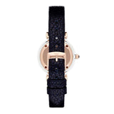 EMPORIO ARMANI RETRO AR1989 BLUE LEATHER STRAP WOMEN'S WATCH - H2 Hub Watches