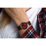 BERING 10126-303 RED MESH WOMEN'S WATCH