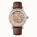INGERSOLL HERALD AUTOMATIC I00401B ROSE GOLD ROUND BROWN LEATHER STRAP MEN'S WATCH